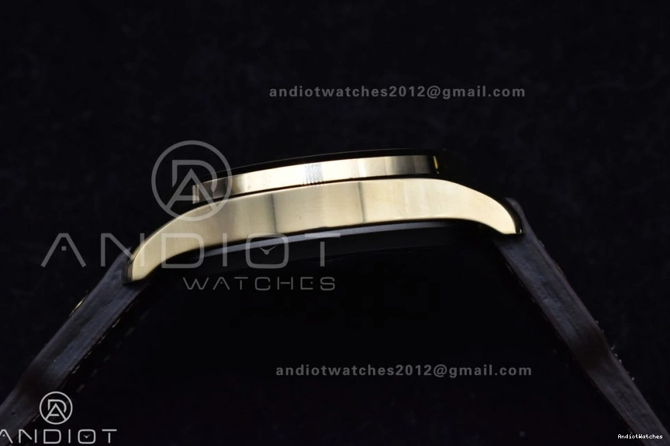 on Dial ZF IW501005 Leather Minimalist Strap Best Real Brown Big A 519 Bronze Black Edition 1:1 Pilot 0407